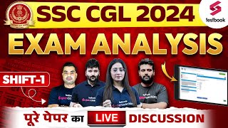 SSC CGL Analysis 2024  SSC CGL Shift 1 9 September Paper Analysis  SSC CGL Review 2024 [upl. by Hays542]