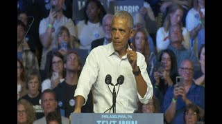 LIVE Former President Barack Obama Bruce Springsteen rally for Vice President Kamala Harris [upl. by Felicdad]