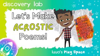 ✍️ Learn How To Turn Your Name Into A Fun Poem With This Easy Acrostic Poem For Kids [upl. by Janet]