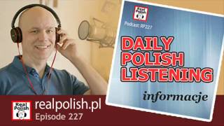 RP227 Daily Polish Listening  Polish Podcast [upl. by Ittocs]