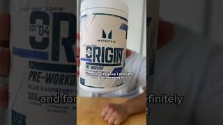 MyProtein Origin pre workout review⚡️🔥 shorts preworkout gymshorts MyproteinOfficial [upl. by Vivyan]