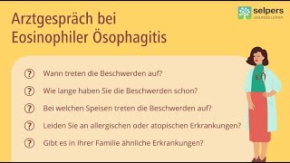 Eosinophile Ösophagitis  was dich beim Arztbesuch erwartet Arzt informiert [upl. by Mary]