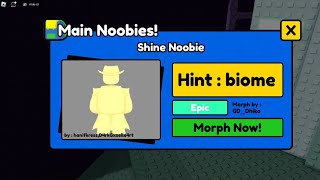 How To Get Shine Noobie In Find The Noobies Morphs Roblox  Shine Noobie Location [upl. by Ethelstan550]