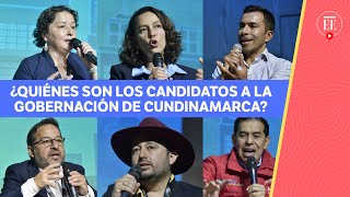 Elecciones 2023 conozca a los candidatos a la Gobernación de Cundinamarca  El Espectador [upl. by Llemej]