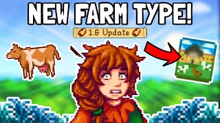 First Look At The NEW Farm Layout In Stardew Valley 16 [upl. by Cardon816]