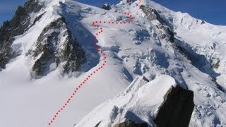 Monte Bianco 2013 Via dei Tre Monti  Mont Blanc 2013 Three Mounts Route [upl. by Shute]