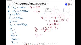 Simple Cycle Gas Turbine Efficiency and Net Power Output [upl. by Burrus297]