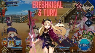 FGO NA Nanmei Yumihari Eight Dog Chronicles CQ  Ereshkigal 3 Turn [upl. by Bigner]