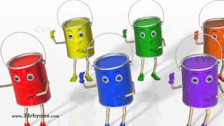 Color Songs  3D Animation Learning Colors Nursery Rhymes for children [upl. by Seagrave]