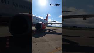 Love boarding a 33 years old beast airplane Boeing 737400 at Perugia Airport aviation fyp viral [upl. by Razec]