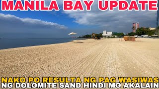 MANILA BAY UPDATENAKO RESULTA NG PAG WASIWAS NG DOLOMITE SAND HİNDİ MO AKALAIN Miz July [upl. by Nerred6]