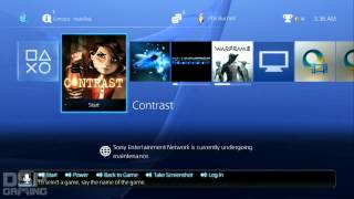 Playstation 4 Launch PS Store Contrast and Resogun 1st gameplay [upl. by Melvin]