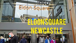 Newcastle shopping street Eldon Square Grainger Market Central Station Rabin vlogs [upl. by Billie417]