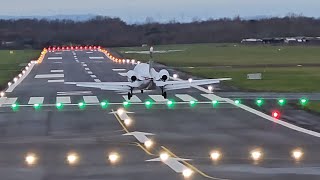 Hawker Beechcraft 400XP arriving amp departing  Gloucestershire airport  N497XP 14122023 Landing [upl. by Heiskell602]