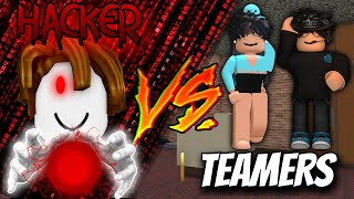 MM2 Hacker Vs Teamers 29Murder Mystery 2  Roblox [upl. by Rafferty966]