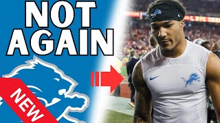 Detroit Lions Just Got Difficult News [upl. by Irahc]