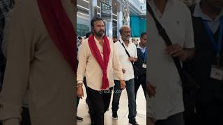 Rajnikanth and MohanBabu papped at Hyderabad airport  Gultecom [upl. by Esserac]