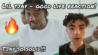 TJAY SO SOLID Lil Tjay  Good Life Official Video  REACTION [upl. by Isaak377]