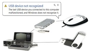 USB device not recognized компьютер не видит флешку USB Driver ID [upl. by Lorna]