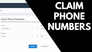 How to Claim 8x8 Phone Numbers [upl. by Lattimer490]