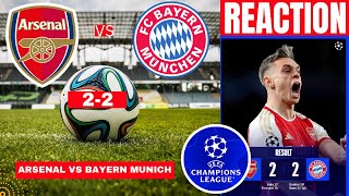 Arsenal vs Bayern Munich 22 Live Champions League UCL Football Match Score Highlights Gunners [upl. by Morganica]