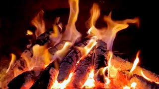 Cozy Night by the Fireplace 4K  Fireplace with Fire Sounds NO Music for Sleeping amp Study [upl. by Shari73]