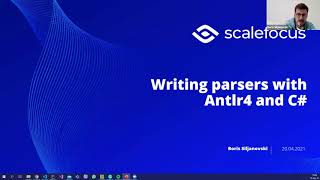 Skopje Tech amp Talk 002 Writing parsers with Antlr4 and C [upl. by Bandler]