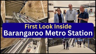 First Look Inside Barangaroo Station  Sydney Metro City amp South West Community Open Day [upl. by Jenette]