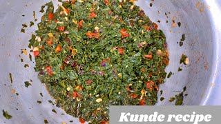 Kunde RecipeCowpeas leaves Recipe [upl. by Gen418]