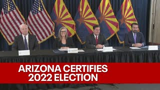 Arizona certifies midterm election results [upl. by Kaltman]