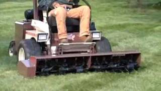 AERAvator™ Lawn Aerator  Grasshopper Mowers [upl. by Sundstrom187]