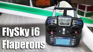 FlySky i6 Flaperons  3 methods [upl. by Dewain]