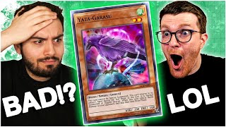 Hearthstone Pro Tries to Guess if a YuGiOh Card is Banned ftRarran [upl. by Adala]