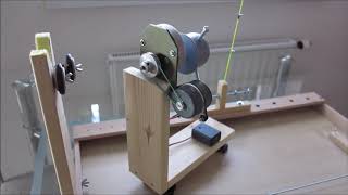 DIY  Homemade rodbuilding wrapper and dryer machine under 15 usd [upl. by Sayer]