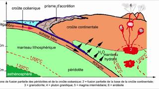 La subduction et ses conséquences [upl. by Lyrehc400]