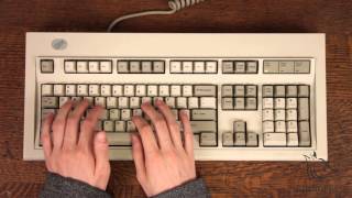 IBM Model M Sound Test  20th Birthday Edition [upl. by Rather]