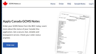 CANADIAN VISA TALK GCMS NOTES [upl. by Barty946]