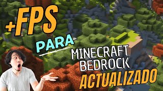 Aumenta tus FPS De Minecraft Bedrock con esta textura para moviles de gama baja [upl. by Fidelas]