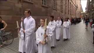 Procession de lAssomption dans Strasbourg [upl. by Philipps832]