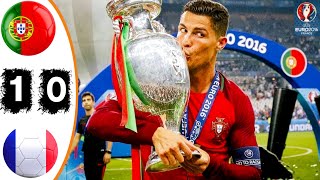 Portugal 1  0 France ll Full Highvoltage Match ll EURO CUP FINAL 2016 Full HD 1080 [upl. by Ettigirb963]