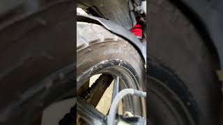 TVS Apache RTR 160 4V all terrain tyre  Apollo Tramplr XR 14070 R17 rear tyre [upl. by Cornwall524]