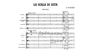 Rossini La scala di seta The Silken Ladder Overture with Score [upl. by Aldas]