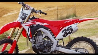 First Ride 2017 Honda CRF 450 Motocross Action Magazine [upl. by Lupe]