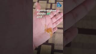 Fake Ghee How To Check Purity at Home shorts foodsafety consumer [upl. by Birchard411]