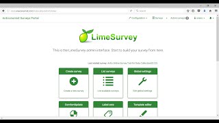 Create An Effective Online Survey and Questionnaire in LimeSurvey [upl. by Shirlie]