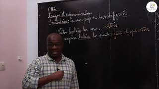 Cours  CM2  Français Vocabulaire  Le sens propre  le sens figuré  M Gassama [upl. by Aihsoek454]