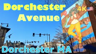 Dorchester Avenue  Dorchester Massachusetts USA 🇺🇸 [upl. by Anairam]