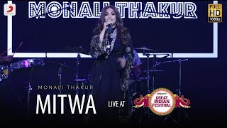 Mitwa  Live  Amazon Great Indian Festival  Monali Thakur  Kabhi Alvida Naa Kehna [upl. by Onairot]