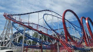 update on American Dreier Looping roller coaster at Indiana Beach July 4th 2022 [upl. by Dewain]