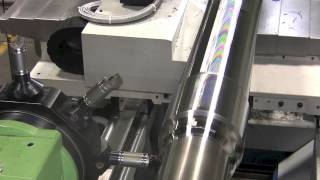 CNC Axle Lathe Machine Factory Testing [upl. by Honebein]